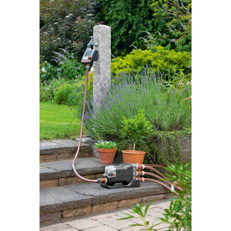 Distribuidor de agua automático Gardena (gris, 1197-20)
