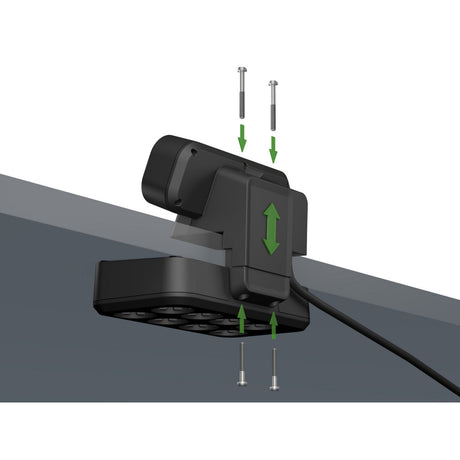 Toma dúplex estilo Brennerstuhl con interruptor y toma de protección contra sobretensiones (negro plateado, 2 ranuras para módulos Keystone)