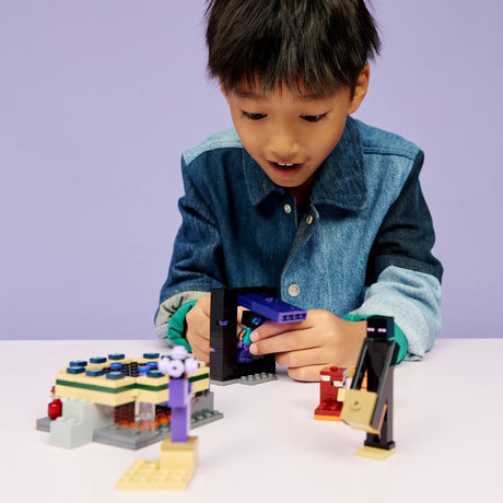 Lego minecraft 21584 viaje al abismo y al portal final