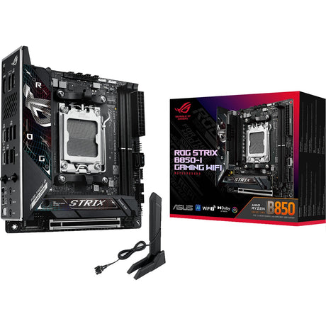 Placa base Asus ROG Strix B850-I Gaming Wi-Fi Socket AM5 (2.5GB-LAN, Wi-Fi 7, BT, Sonido, Mini-ITX)