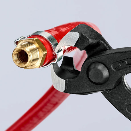 Alicates para abrazaderas de oreja Knipex 10 99 i220 (rojo, 220 mm)