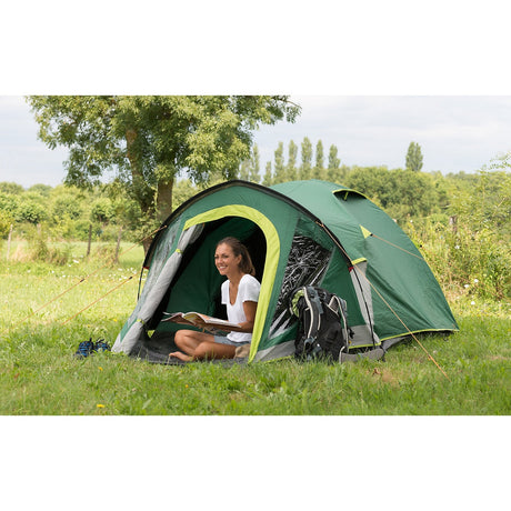 Tienda de campaña Coleman kobuk Valley 3 plus (verde oscuro, verde claro)