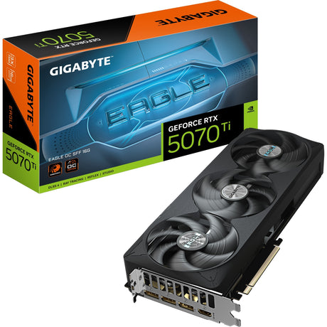 Tarjeta gráfica Gigabyte GeForce RTX 5070 Ti Eagle OC 16G (3x Display Port, 1x HDMI 2.1, DLSS 4)