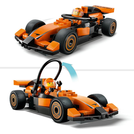 Lego city 60442 conductor f1 con coche de carreras mclaren