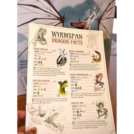 Asmodee wyrmspan - juego de mesa en inglés