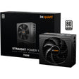 ¡Tranquilizarse! Fuente de alimentación modular Straight Power 12 Platinum de 750 vatios (negro, 1x 12v-2x6, 4x pcie)