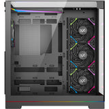 Xyz PC Gear Carcasa de torre midi Tesseract A-RGB (negro | 2x USB-A | 1x USB-C | RGB | Vidrio templado)