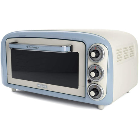 Horno vintage Ariete 0979 05 mini horno (blanco azul claro, 18 litros)