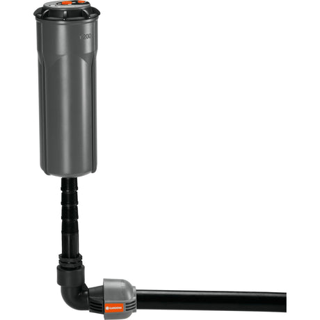 Aspersor Gardena pieza en L 25 mm x 3 4 conexión de rosca hembra (negro, 2784-20)