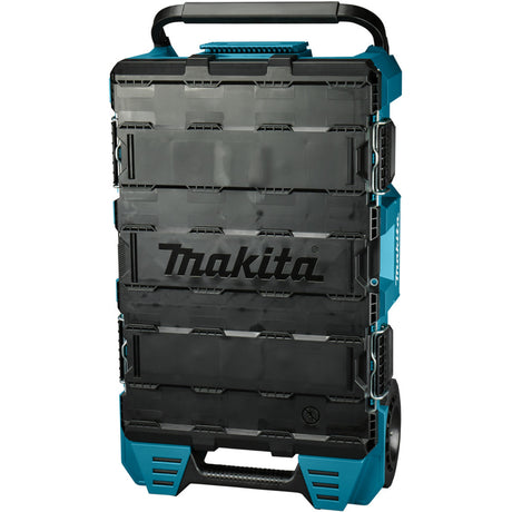 Carro con caja de herramientas Makita Maktrak (azul negro)