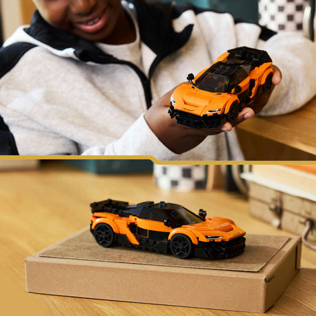 Lego ® speed champions mclaren w1: el verdadero superdeportivo con 1 minifigura - coche de carreras - 77257