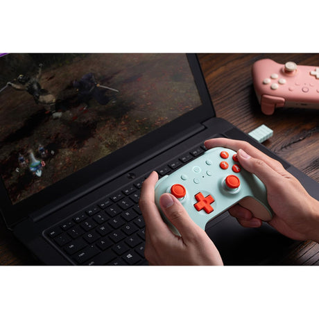 Mando inalámbrico 8bitdo ultimate 2c (naranja menta)