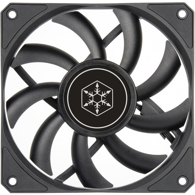 Silverstone air slimmer 120 ventilador de caja (negro, 120 x 15 x 120 mm, pwm)