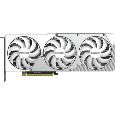 Tarjeta gráfica blanca Inno3d geforce rtx 5070 ti x3 oc (blanca, dlss 4, 3x display port, 1x hdmi 2.1)