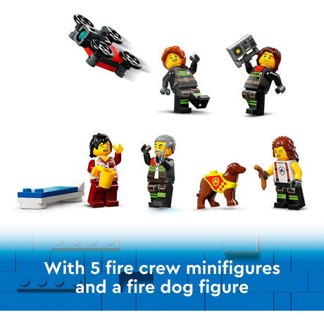 Estación de bomberos y camión de bomberos Lego City - 60414