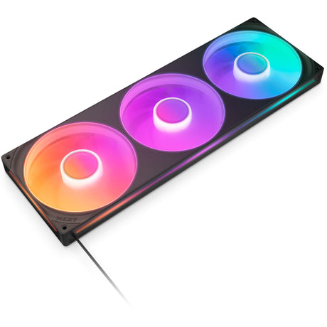 Nzxt f420 rgb core ventiladores de caja (negro, 3 piezas, 420 x 140 x 26 mm)
