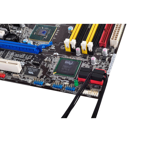 Cable silverstone sata iii 30cm (negro, 6gb s, conector de perfil bajo, cp11b-300)