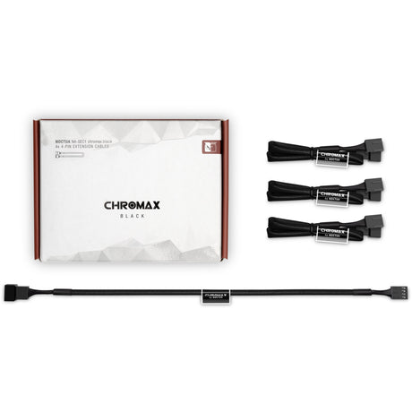 Cable de extensión Noctua na-sec1 chromax.black (negro)