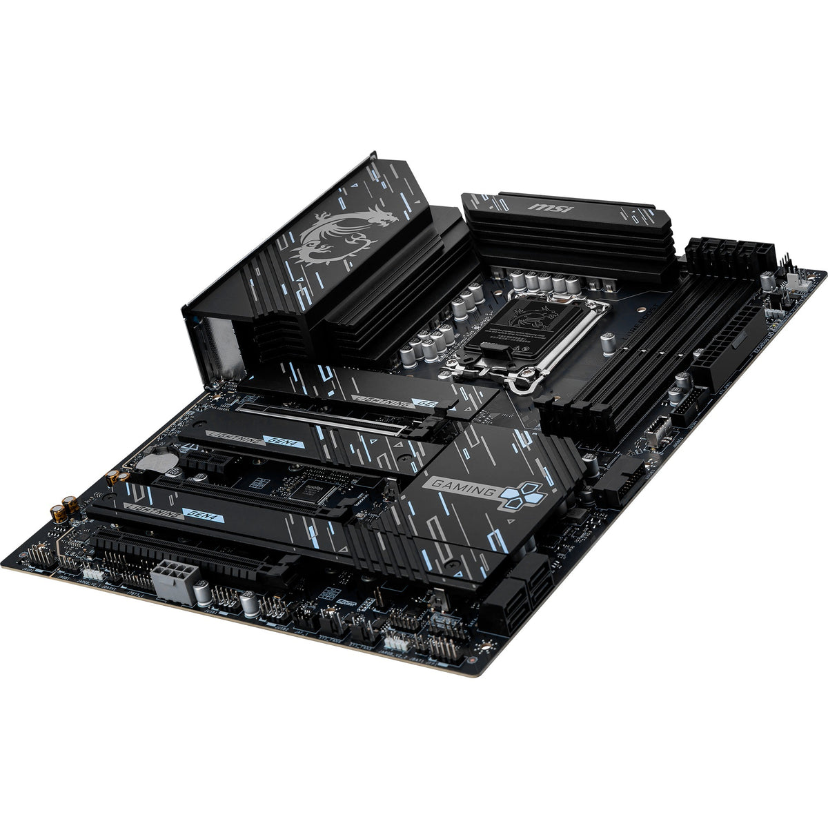 Placa base MSI Z890 Gaming Plus WiFi Socket 1851 (negra, RAID, 5GB-LAN, WLAN, BT, Sonido, ATX)
