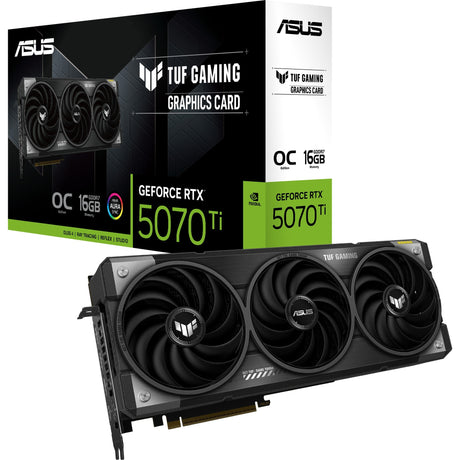 Tarjeta gráfica Asus Tuf Gaming GeForce RTX 5070 Ti OC 16G (3x Display Port, 2x HDMI)