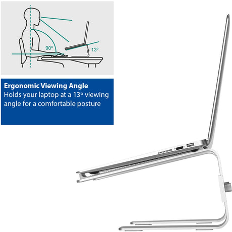 Act conectividad soporte para portátil aluminio (aluminio)