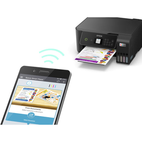 Impresora multifunción wi-fi epson ecotank et-2871 a4 con tanque de tinta impresora de inyección de tinta todo en uno (negro, escanear, copiar, wi-fi, incluido hasta 3 años de tinta)