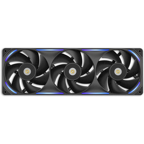 Ventiladores de caja nzxt f360x rgb (negro, 3 piezas, 360 x 120 x 30 mm, pwm)