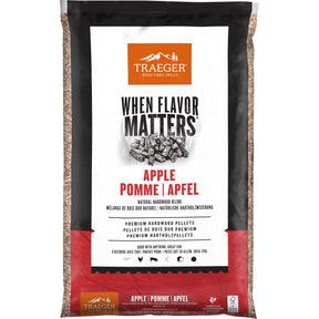 Traeger fsc - combustible de pellets apple bend (9 kg)