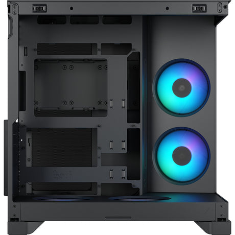 Fractal design pop 2 vision rgb carcasa midi tower (negro | 1x usb-a | 1x usb-c | rgb | vidrio templado)