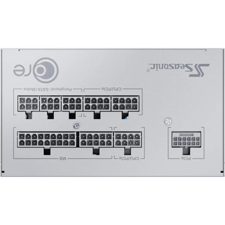 Fuente de alimentación modular Seasonic core gx-850-v2-white de 850 vatios (blanca, 1x 12v-2x6, 2x pcie)