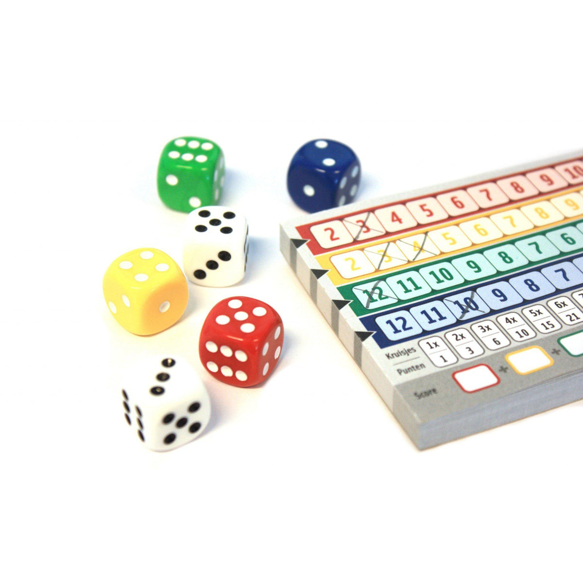 White goblin games qwixx juego de dados (holandés, 2 - 5 jugadores, 15 minutos, a partir de 8 años)