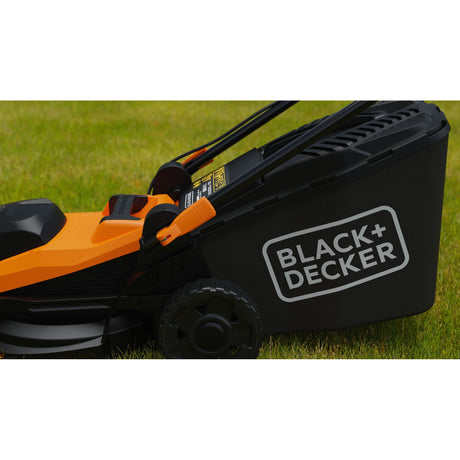 Cortacésped black+decker 34cm ancho de corte 1400w bemwp340-qs