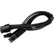 Cable de extensión Silverstone sst-pp07-pcib (negro, 25 centímetros, pp07-pcib)