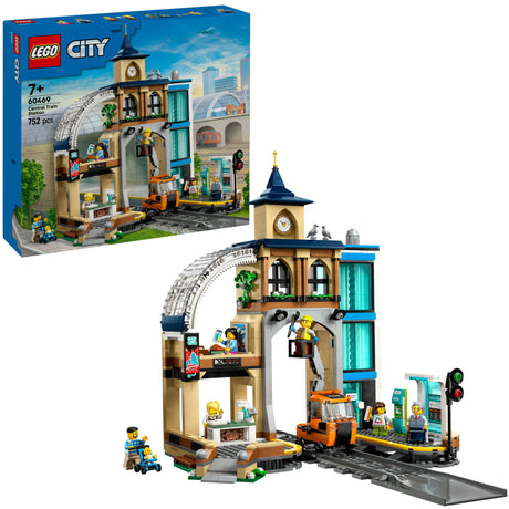 Estación central de Lego ® city, juego de juguetes de construcción - 60469