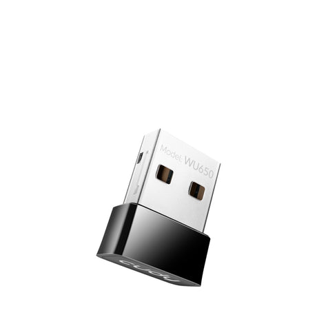 Cudy ac650 adaptador inalámbrico mini usb wlan de doble banda (negro)