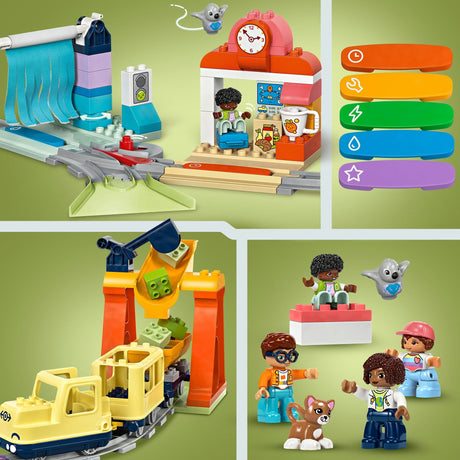 Lego Duplo Town 10428 gran tren vecinal interactivo