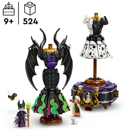 Lego ® Disney Villains - Vestidos de Maléfica y Cruella de Vil - 43262