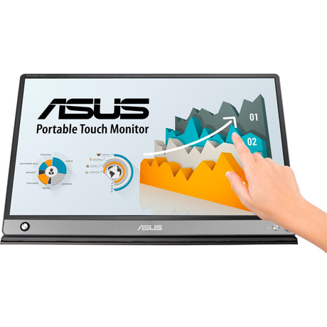 Monitor de pantalla táctil Asus Zenscreen MB16AMTR 15.6 (negro, mini-HDMI, 2x USB-C)