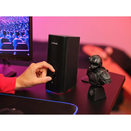 Trust GXT 612 Cetic Altavoz para PC (Negro, Bluetooth, RGB)