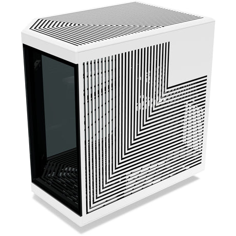 Carcasa torre midi hyte y70 touch infinita (blanco negro | 2x USB-A | 1x USB-C | vidrio templado)