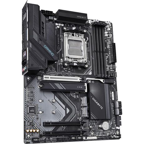 Placa base Gigabyte x870 gaming WiFi6 socket AM5 (negro gris, RAID, 2.5GB-LAN, WiFi 6, BT, Sonido, ATX)