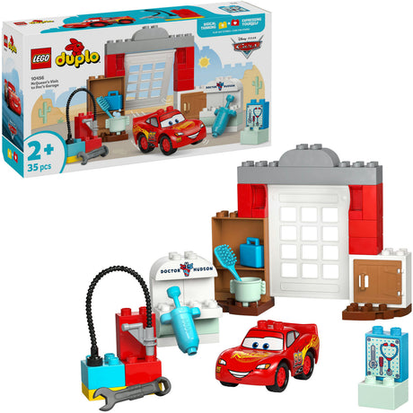 Lego Duplo Disney y Pixar Cars McQueens visita al Docs Garage - 10456