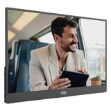 Monitor Aoc 16t20e2 15.6 (negro, 1x mini HDMI, 1x USB-C, audio)