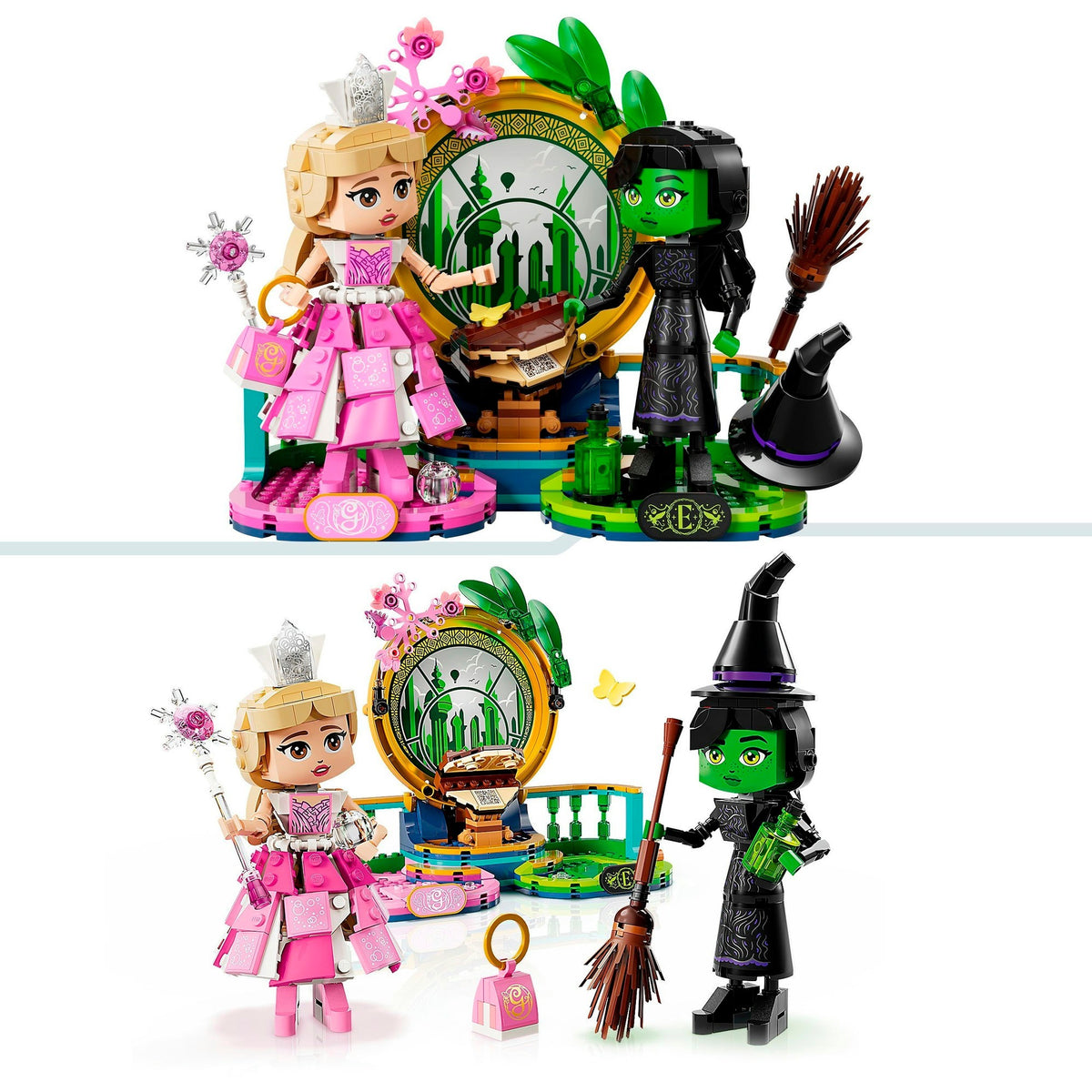 Lego figuras malvadas de elphaba y glinda - 75682