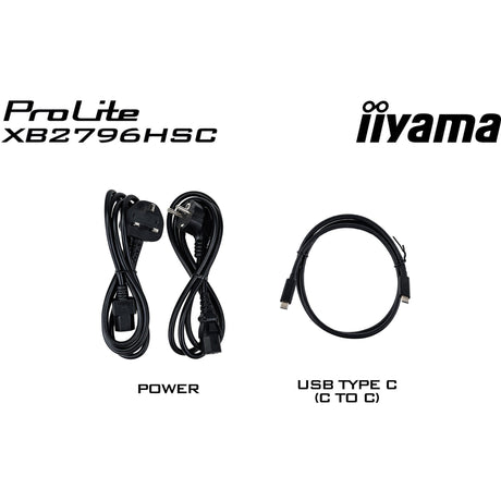 Monitor Iiyama prolite xb2796hsc-b1 27 (negro (mate), 144 Hz, HDMI, USB-C, audio)