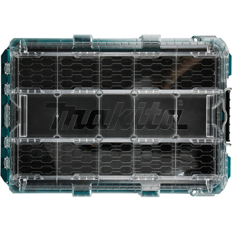 Makita Maktrak Organizer Caja de herramientas mediana P-91045 (Azul Negro)