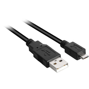 Sharkoon USB-A 2.0 > cable micro USB-B (negro, 1 metro)