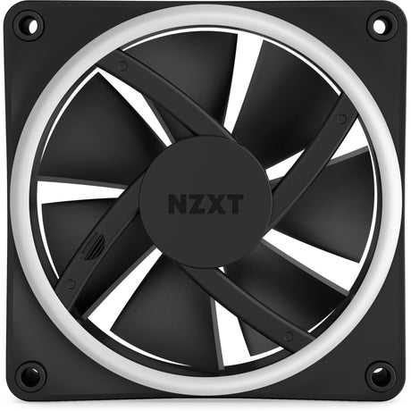 Nzxt f120 rgb duo ventilador de caja (negro, 120 x 120 x 25 mm, pwm, sin controlador)