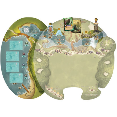 White goblin games everdell: juego de mesa Pearlbrook (holandés, expansión, 1 - 4 jugadores, 60 minutos, a partir de 10 años)