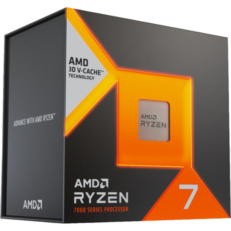 Procesador AMD Ryzen 7 7700x3D, zócalo AM5 de 4 GHz (4,5 GHz Turbo Boost) (desbloqueado, en caja)
